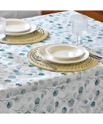 Mantel impermeable eucaliptus | Pili Deco