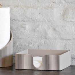 Servilletero ranurado beige | Pili Deco