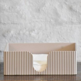 Servilletero ranurado beige | Pili Deco
