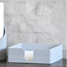 Servilletero ranurado gris | Pili Deco