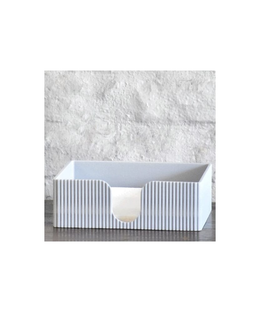 Servilletero ranurado gris | Pili Deco