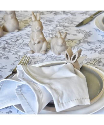 Servilleteros conejo set x 6 | Pili Deco
