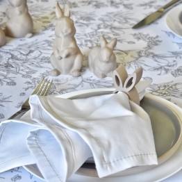 Servilleteros conejo set x 6 | Pili Deco