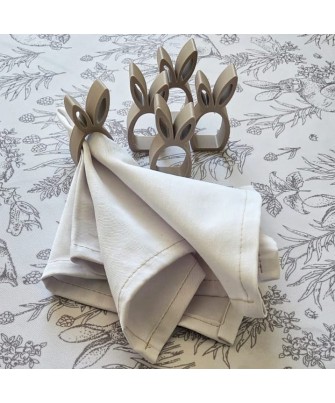 Servilleteros conejo set x 6 | Pili Deco