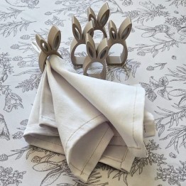 Servilleteros conejo set x 6 | Pili Deco