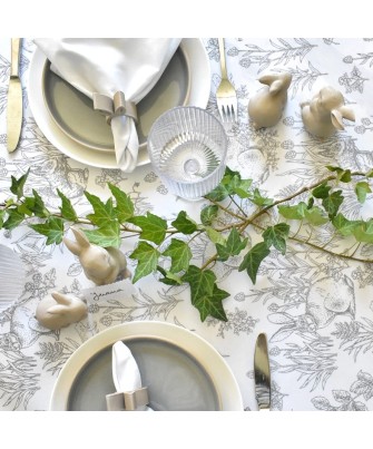Mantel antimanchas conejos | Pili Deco