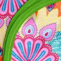 Mantel Impermeable pavo real verano