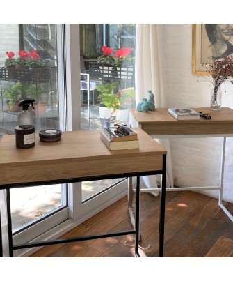 Escritorio con tapa plegable negro | Pili Deco