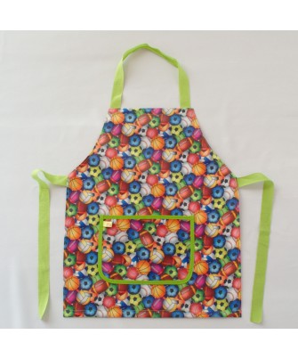 Delantal pelotas impermeable | Pili Deco