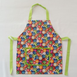 Delantal pelotas impermeable | Pili Deco