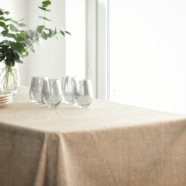 Mantel antimanchas beige tostado | Pili Deco