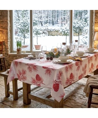 Mantel antimanchas piñas | Pili Deco