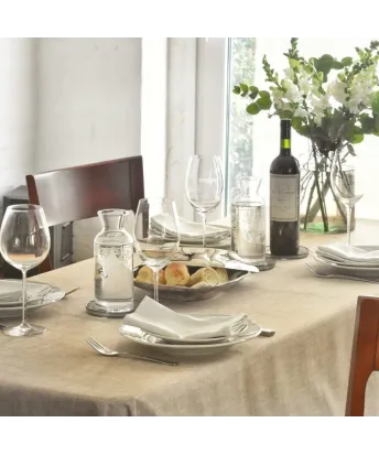 Mantel antimanchas beige tostado | Pili Deco