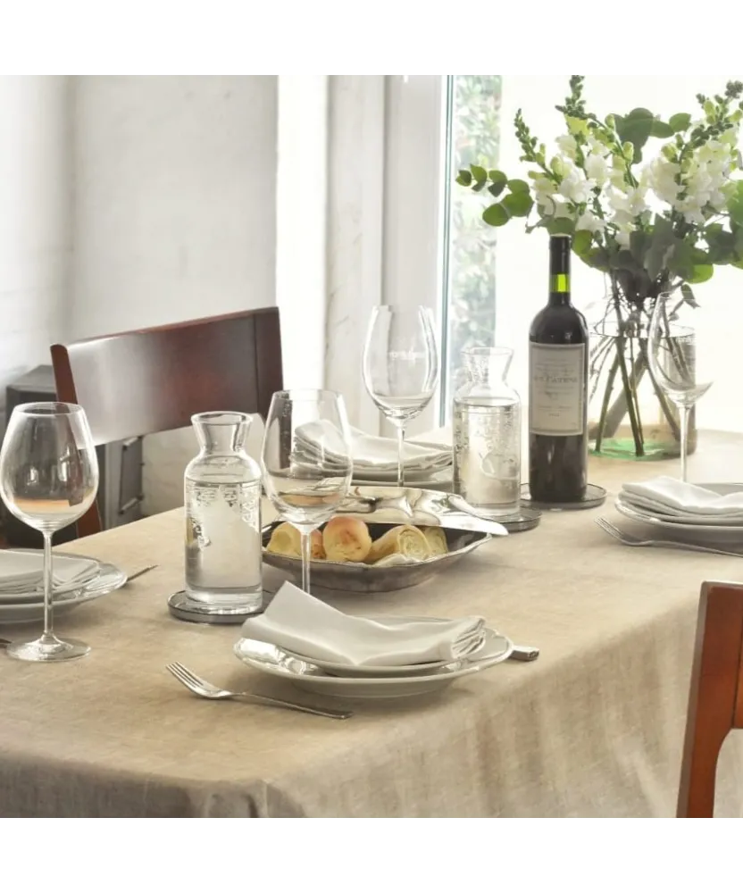 Mantel antimanchas beige tostado | Pili Deco