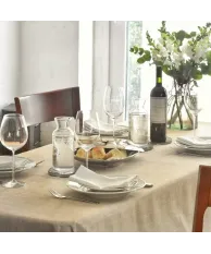 Mantel antimanchas beige tostado | Pili Deco