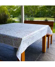 Mantel impermeable flores claras | Pili Deco