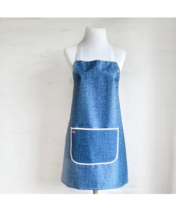 Delantal azul impermeable | Pili Deco