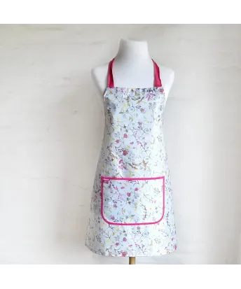 Delantal flores claras impermeable | Pili Deco