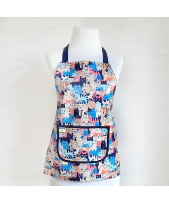 Delantal gatos impermeable | Pili Deco