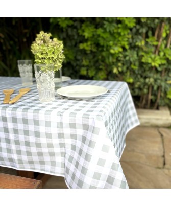 Mantel impermeable escoces gris cemento | Pili Deco