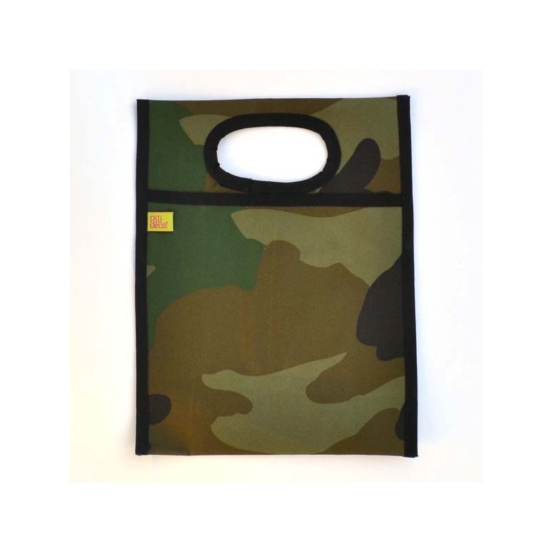 Bolsita para el auto militar borde negro Bolsita para el auto militar borde negro