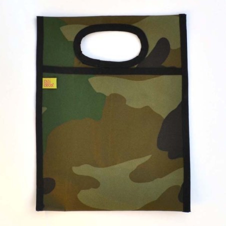 Bolsita para el auto militar borde negro