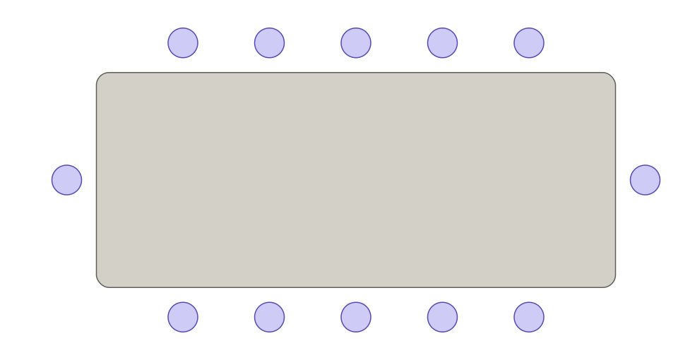 Mesa rectangular para 12 personas, mantel de 3,5 por 1,45 m